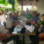 Ketua FPRB Sumut didampingi Sekretaris Hendra Ramli dalam kunjungan ke kantor FPRB