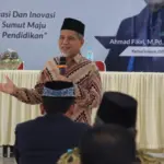 Sanator asal Sumatera Utara Muhammad Nuh dalam sambutannya.