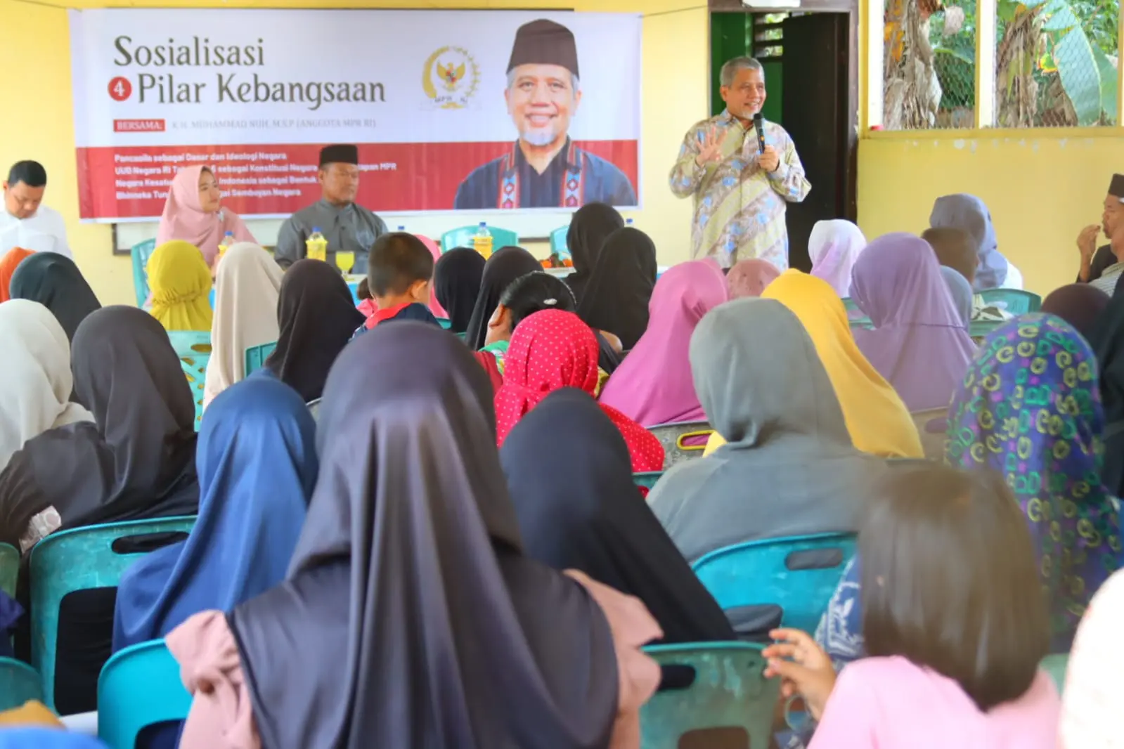 KH. Muhammad Nuh sosialisasikan 4 Pilar Kebangsaan di Yayasan Al Hijrah Medan