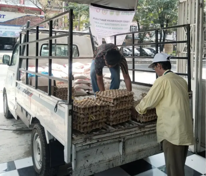 LAZ PERSIS Sumut berbagi Sembako dibeberapa Desa Klumpang
