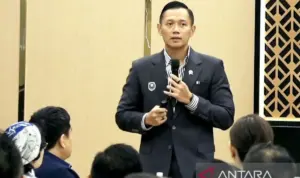 Tangkapan virtual Menteri Koordinator Bidang Infrastruktur dan Pembangunan Kewilayahan (IPK) Agus Harimurti Yudhoyono dalam agenda Balairung Dialogue 2025 di Jakarta