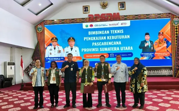 Bimtek Penkajian Kebutuhan Pasca Bencana Provinsi Sumatera Utara
