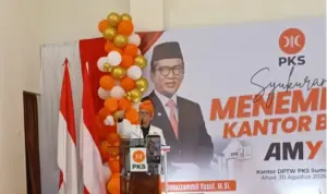 Presiden PKS Al Muzammil Yusuf Resmikan Kantor Baru DPW PKS Sumut
