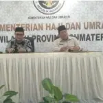 ambutan Dr.H.Haris Muslim pada Pertemuan Kanwil Haji & Umroh, Dr. Torang Rambe