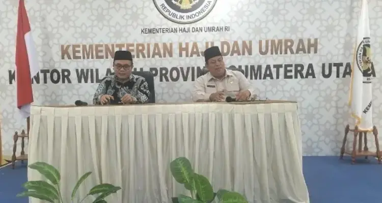 ambutan Dr.H.Haris Muslim pada Pertemuan Kanwil Haji & Umroh, Dr. Torang Rambe
